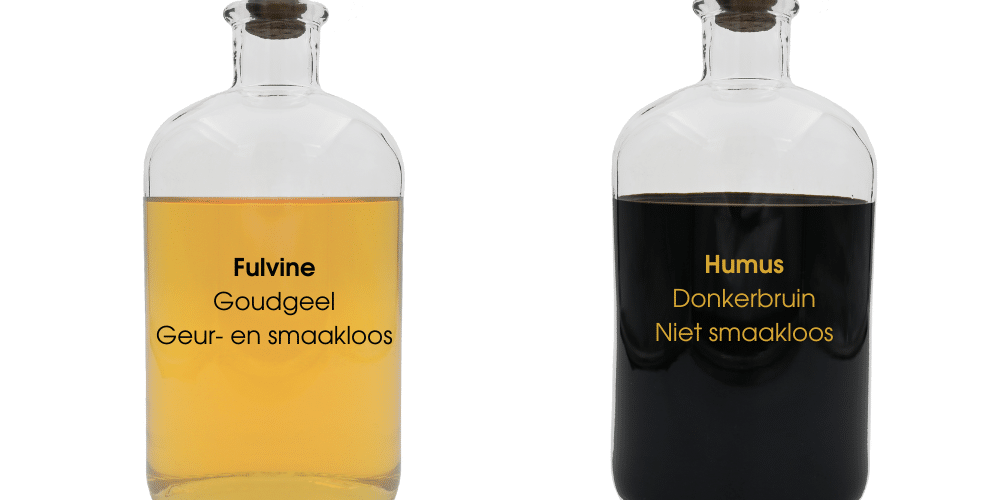 humus en fulvine apothekersfles